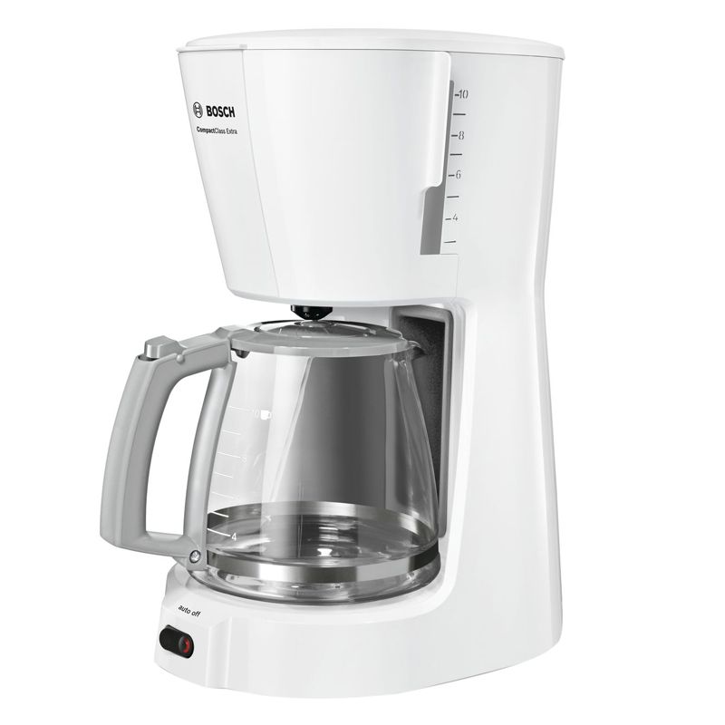 Кофеварка капельная Bosch TKA-3A031, 1,25л, 1100Вт, белая