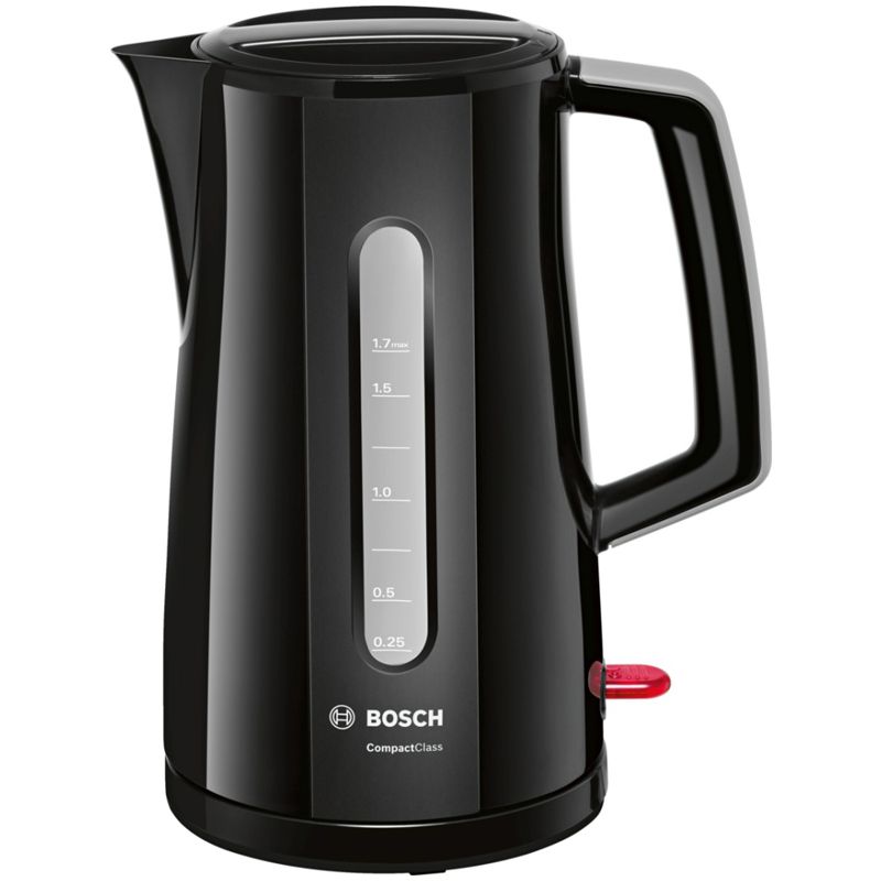 Чайник электрический Bosch TWK-3A013, 1,7л, 2400Вт, пластик, черный