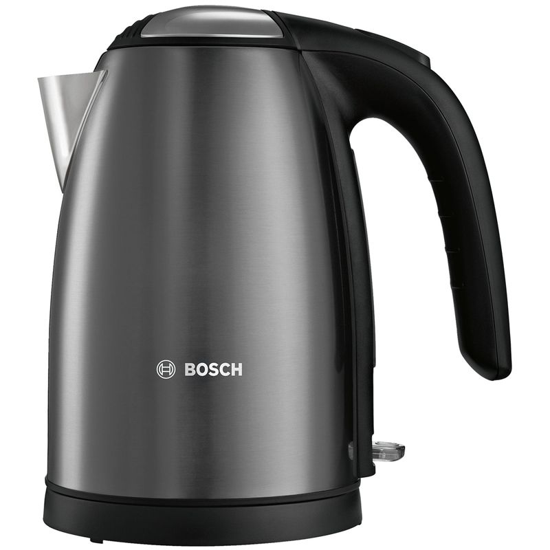 Чайник электрический Bosch TWK7805, 1,7л, 2200Вт, нержавеющая сталь, черный