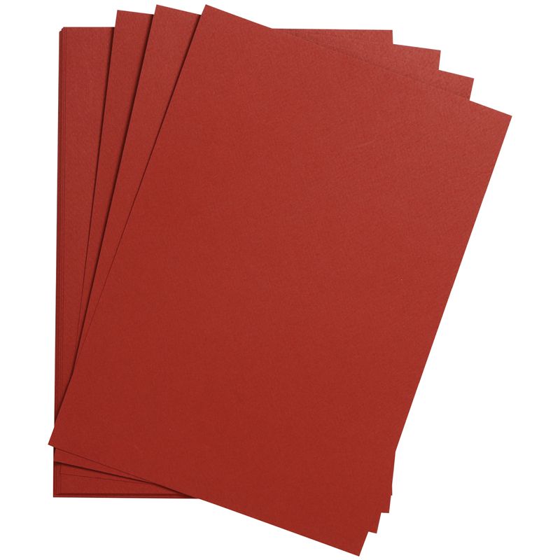 Цветная бумага 500*650мм, Clairefontaine "Etival color", 24л., 160г/м2, бургундия, легкое зерно, 30%хлопка, 70%целлюлоза
