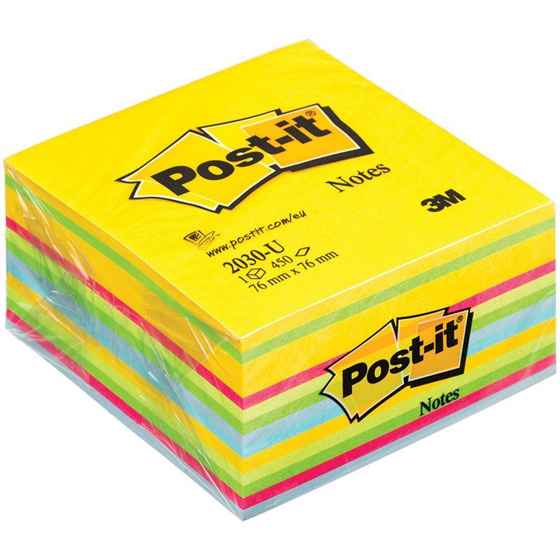 Самоклеящийся блок Post-it Original "Ультра", 76*76мм, 450л