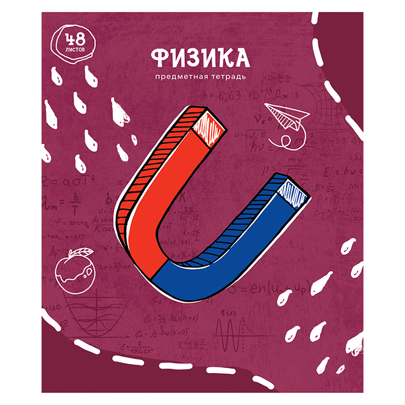 Тетрадь предметная 48л. ArtSpace "Artistic vision" - Физика, эконом