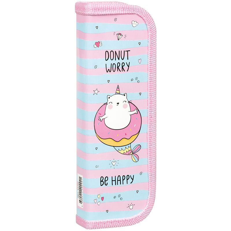 Пенал 1 отделение, 190*60 ArtSpace "Donut worry", ламинированный картон
