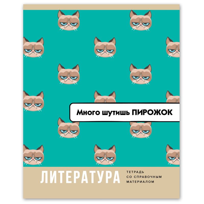 Тетрадь предметная 40л. BG "Веселье начинается" - Литература, эконом