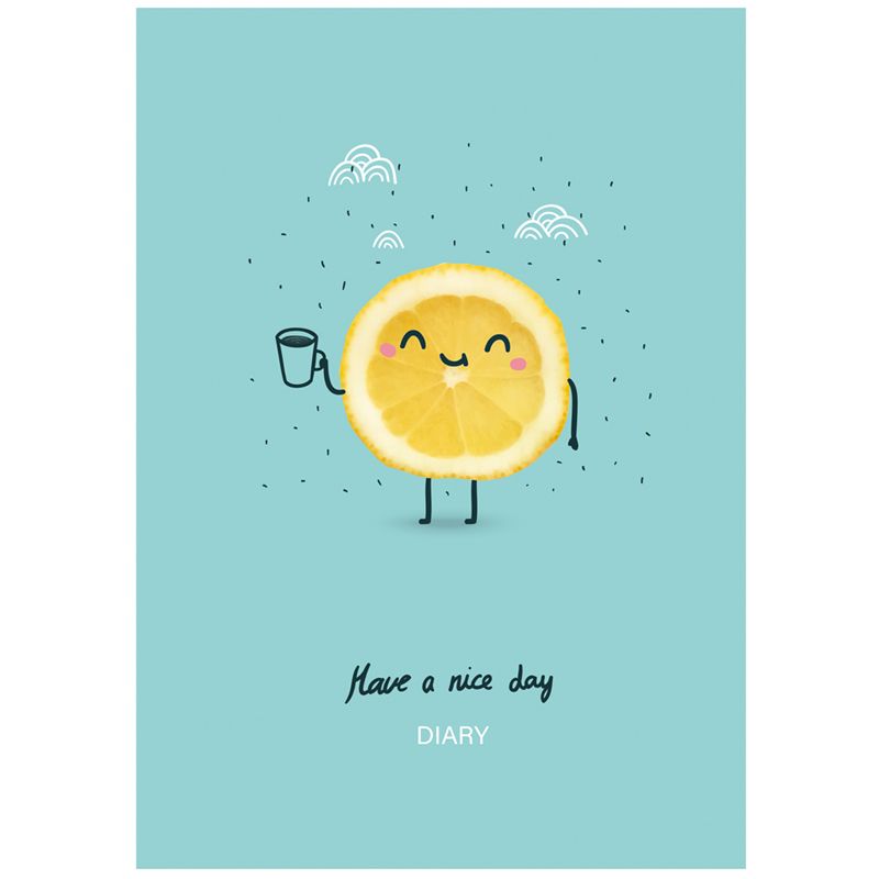Записная книжка А5 64л. BG "Fresh day", матовая ламинация, блок-еженедельник