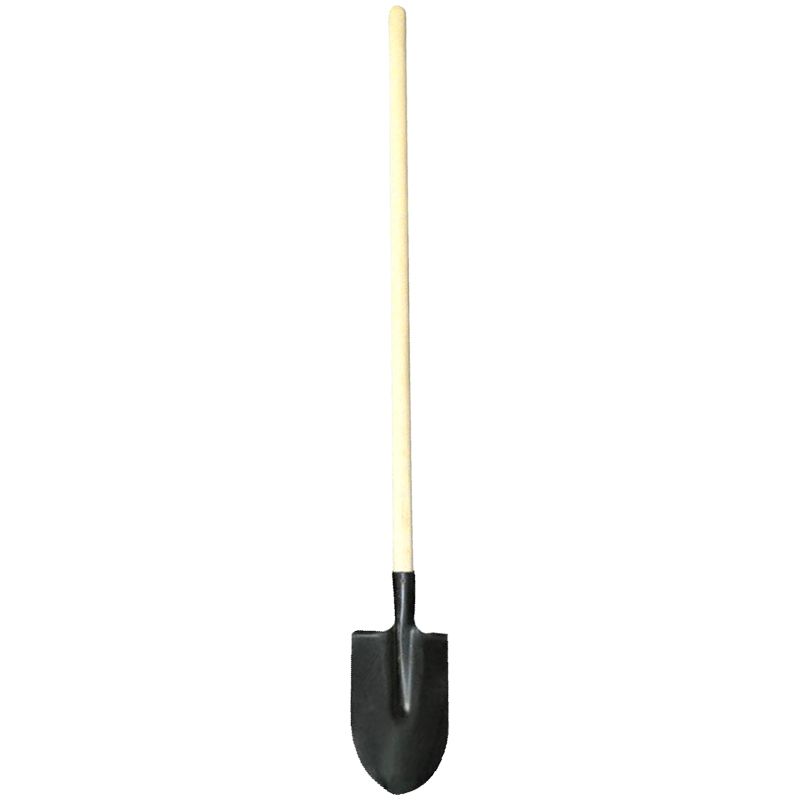 Лопата штыковая ЛКО-3, сталь, с ребрами жесткости, 21*30см, с дерев. черенком 120см