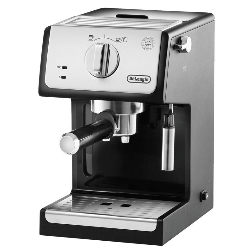 Кофеварка рожковая DeLonghi ECP 33.21.BK, 1100Вт, 15Бар, черная