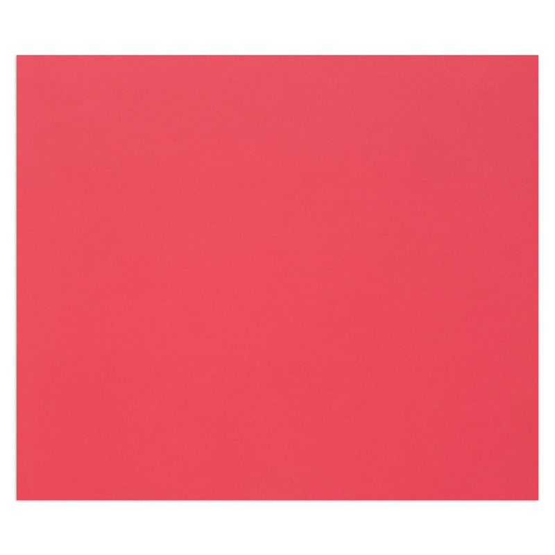 Цветная бумага 500*650мм, Clairefontaine "Tulipe", 25л., 160г/м2, красный, легкое зерно, 100%целлюлоза