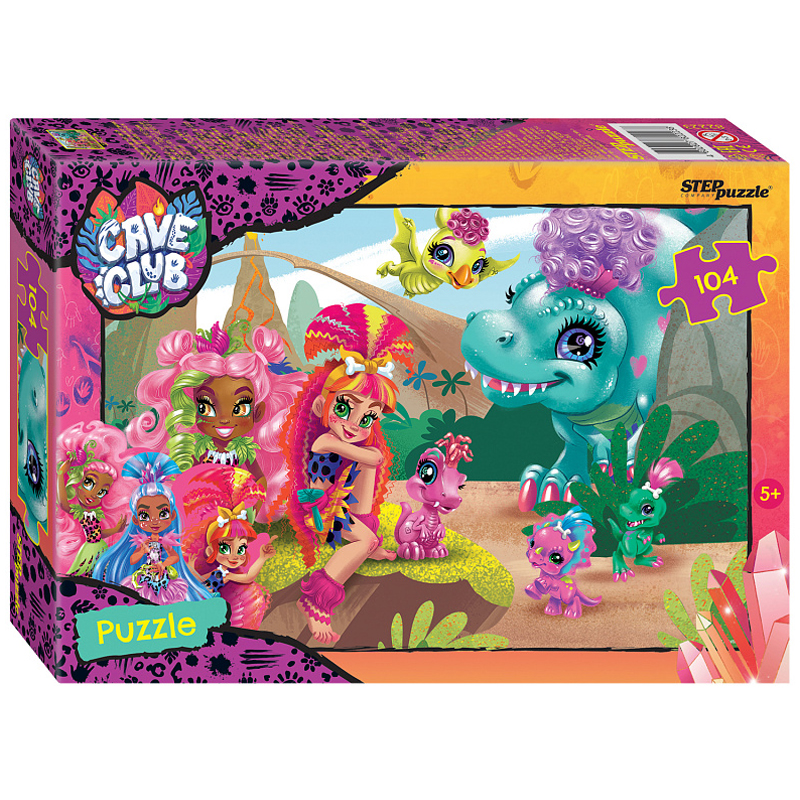 Пазл  104 эл. Step Puzzle "Cave Club. Mattel"