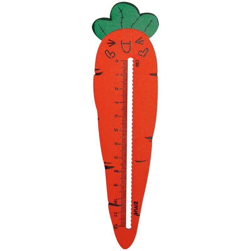 Линейка деревянная 12см MESHU "Carrot", европодвес