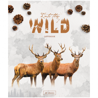 Тетрадь 48л., А5, линия ArtSpace "Животные. Into the wild", суперэконом