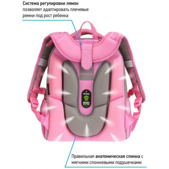 Ранец Berlingo Expert Max "Glam unicorn" 37*28*16см, 2 отделения, анатомическая спинка, дождевик в комплекте