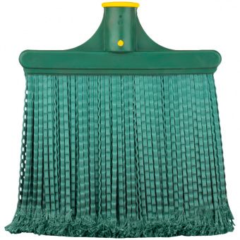 Метла OfficeClean, для улицы, малая, плоская распушенная, с деревянным черенком 120см