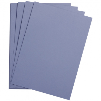 Цветная бумага 500*650мм, Clairefontaine "Etival color", 24л., 160г/м2, лавандаво-синий, легкое зерно, 30%хлопка, 70%целлюлоза