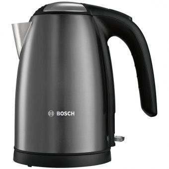 Чайник электрический Bosch TWK7805, 1,7л, 2200Вт, нержавеющая сталь, черный