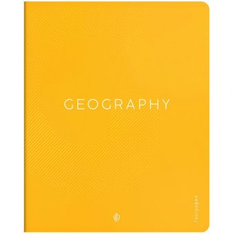 Тетрадь предметная 48л. Greenwich Line "Color theory" - География, пантонная печать, матовая ламинация, выборочный УФ-лак