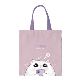 Сумка-шоппер MESHU "Catbag", 33*40см, канвас