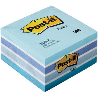 Самоклеящийся блок Post-it Original "Голубая пастель", 76*76мм, 450л