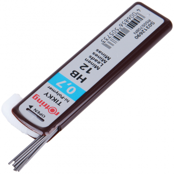 Грифели для механических карандашей Rotring "Tikky", 12шт., 0,7мм, HB