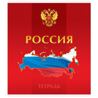 Тетрадь 48л., А5, клетка ArtSpace "Россия"