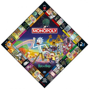 Игра настольная Hasbro "Монополия Рик и Морти ", картонная коробка