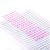 Наклейки акриловые MESHU "Pink pearls", 10*32см, европодвес