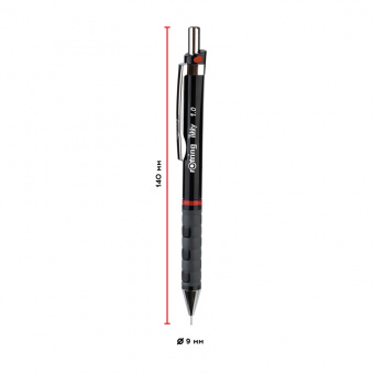 Карандаш механический Rotring "Tikky" 1,0мм, HB, черный