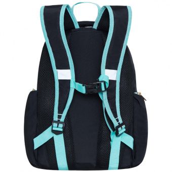 Рюкзак Grizzly, 30*39*20см, 3 отделения, 2 кармана, анатомическая спинка, черный