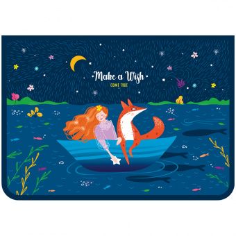 Папка для труда 2 отделения А4 ArtSpace "Fairy tale", пластик, на молнии