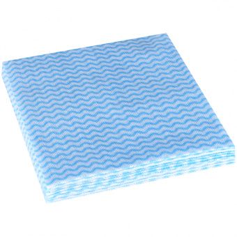 Салфетки для уборки OfficeClean, вискоза, перфорированные, волна, 34*38см, 10шт.