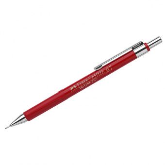 Карандаш механический Faber-Castell "TK-Fine 2317" 0,7мм, HB, красный корпус