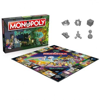 Игра настольная Hasbro "Монополия Рик и Морти ", картонная коробка