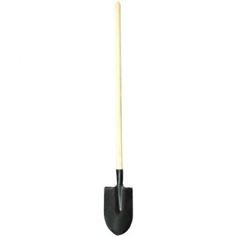 Лопата штыковая ЛКО-3, сталь, с ребрами жесткости, 21*30см, с дерев. черенком 120см