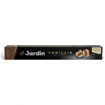 Кофе в капсулах Jardin "Vanillia", капсула 5г, 10 алюм. капсул, для машины Nespresso