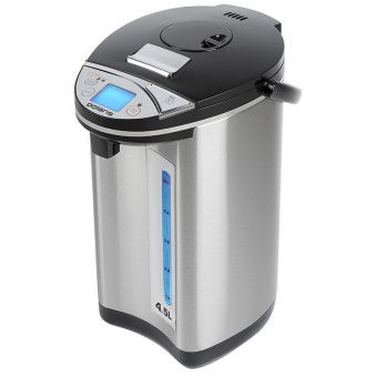 Чайник-термопот Polaris PWP 5011D, 4,5л, 750Вт, дисплей, нержавеющая сталь