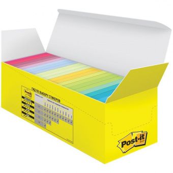 Самоклеящийся блок Post-it Original "Конфетти", 76*76мм, 22 цвета*100л