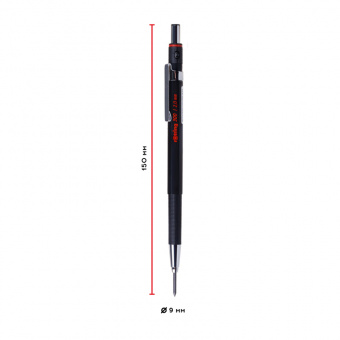 Карандаш цанговый Rotring "300" 2,0мм, HB