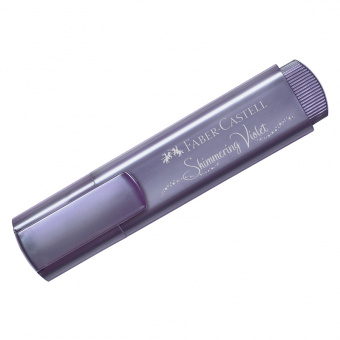 Текстовыделитель Faber-Castell "TL 46 Metallic" мерцающий фиолетовый, 1-5мм