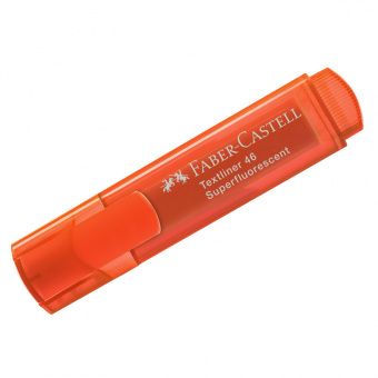 Текстовыделитель Faber-Castell "46 Superfluorescent" флуоресцентный оранжевый, 1-5мм
