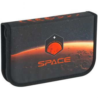 Пенал 1 отделение, 210*130 ArtSpace "Space", две откидные секции, ткань