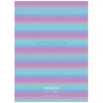 Записная книжка А5 80л. BG "Diffraction", матовая ламинация, блок в точку