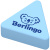 Ластик Berlingo "Zoo", 12шт., треугольные, 28*24*10мм, PVC бокс