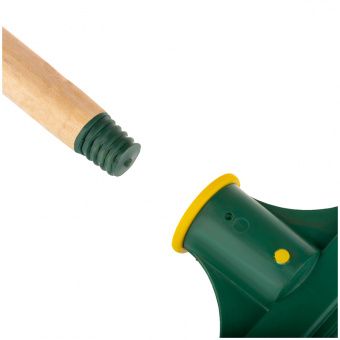 Метла OfficeClean, для улицы, малая, плоская распушенная, с деревянным черенком 120см