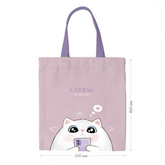 Сумка-шоппер MESHU "Catbag", 33*40см, канвас