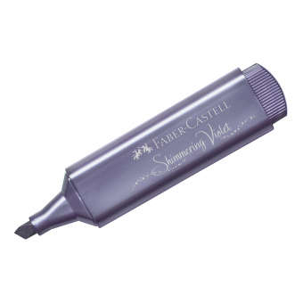 Текстовыделитель Faber-Castell "TL 46 Metallic" мерцающий фиолетовый, 1-5мм
