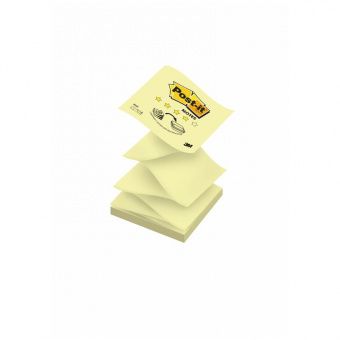 Самоклеящийся блок Post-it Original, Z-сложение 76*76мм, 100л, канареечный желтый