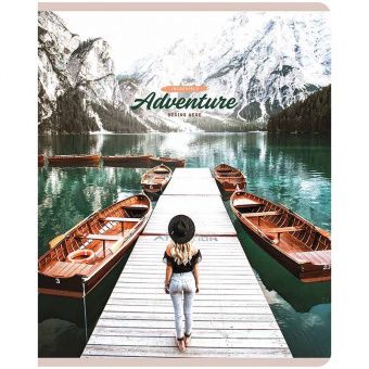 Тетрадь 96л., А5, клетка ArtSpace "Путешествия. New adventures"
