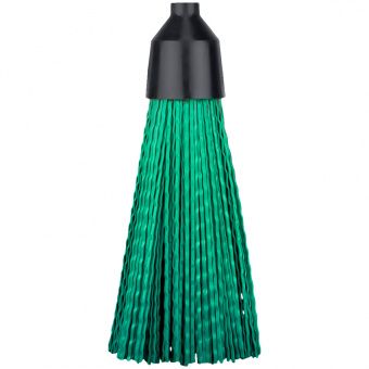 Метла OfficeClean, синтетическая, для улицы, круглая классическая, с деревянным черенком 120см