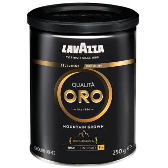 Кофе молотый Lavazza "Qualità. Oro Mountain Grown", жестяная банка, 250г