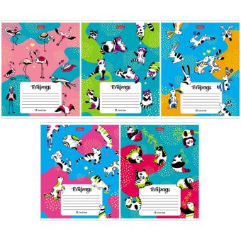Тетрадь 18л., клетка Hatber "Animal pattern"